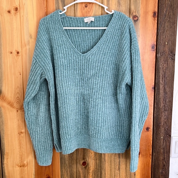 Lucky Brand chenille sweater- Great condition - Picture 1 of 4